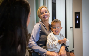 Cibes Wheelchair Lift Women And Child