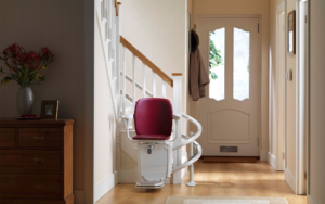 Stairlifts Stannah Siena 260 Parked